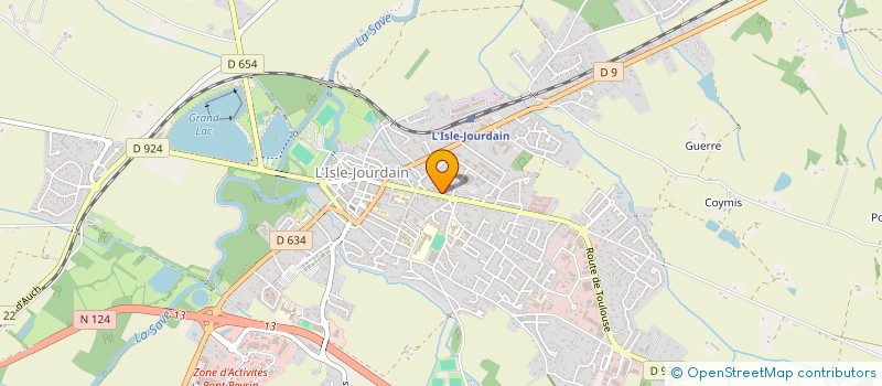localisation de l'entreprise MONSIEUR DOMINIQUE GACHON  L'ISLE-JOURDAIN
