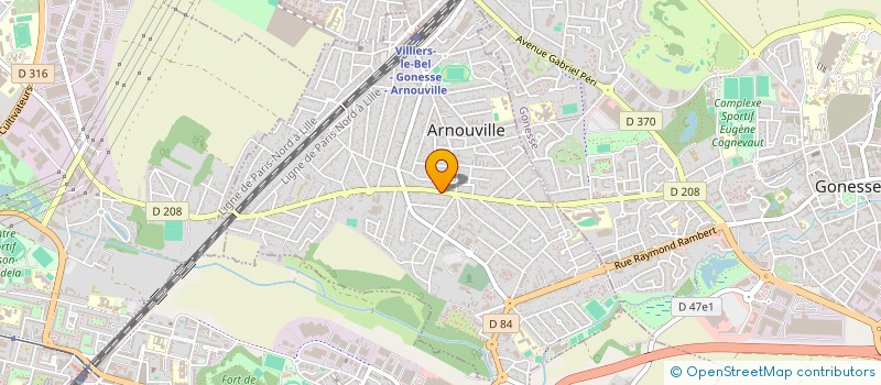localisation de l'entreprise MONSIEUR DOMINIQUE GADEAU  ARNOUVILLE