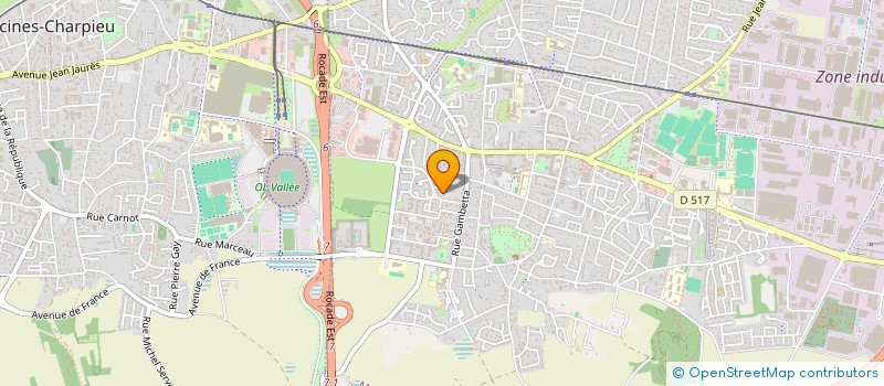 localisation de l'entreprise MONSIEUR DOMINIQUE GAGNEPAIN  MEYZIEU