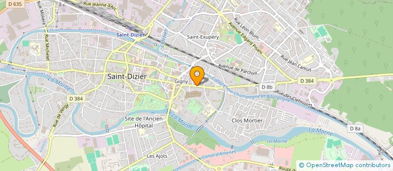 localisation de l'entreprise MONSIEUR DOMINIQUE GAGNEUR à SAINT-DIZIER