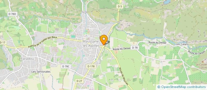 localisation de l'entreprise MONSIEUR DOMINIQUE GAIDE-CHEVRONNAY à MAUSSANE-LES-ALPILLES