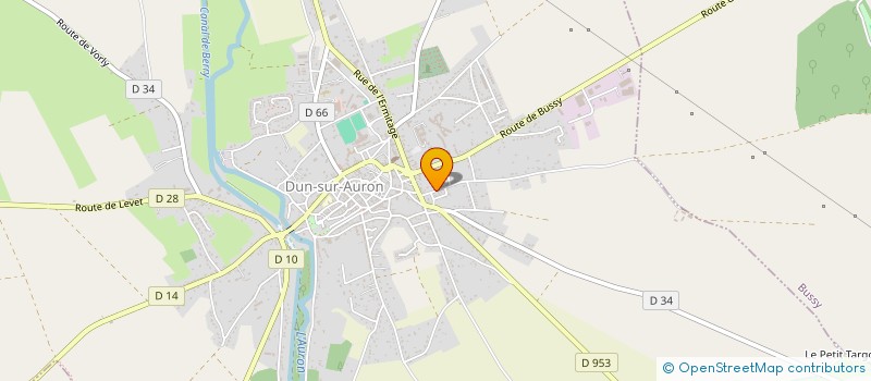 localisation de l'entreprise MONSIEUR DOMINIQUE GAILLARD  DUN-SUR-AURON