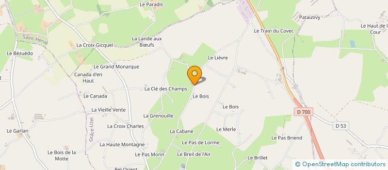 localisation de l'entreprise MONSIEUR DOMINIQUE GALLAIS  GRACE-UZEL