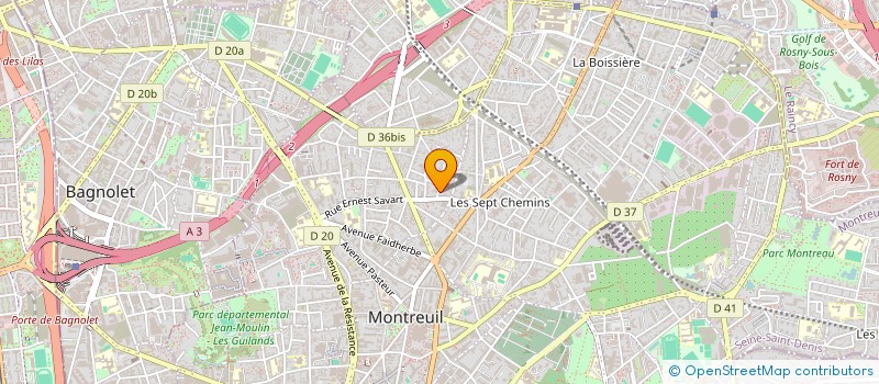 localisation de l'entreprise MONSIEUR DOMINIQUE GALLARDO DE OLIVEIRA à MONTREUIL