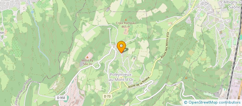 localisation de l'entreprise MONSIEUR DOMINIQUE GALLO  POLEYMIEUX-AU-MONT-D'OR