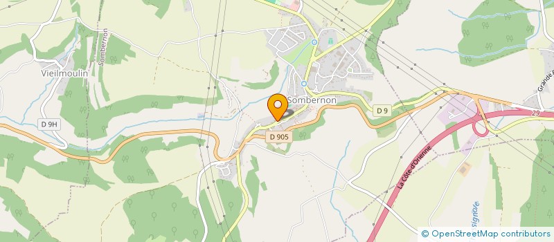 localisation de l'entreprise MONSIEUR DOMINIQUE GAMET  SOMBERNON