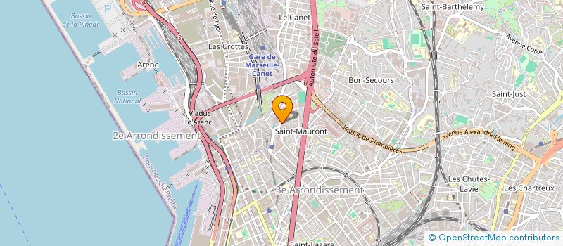 localisation de l'entreprise MONSIEUR DOMINIQUE GANE à MARSEILLE