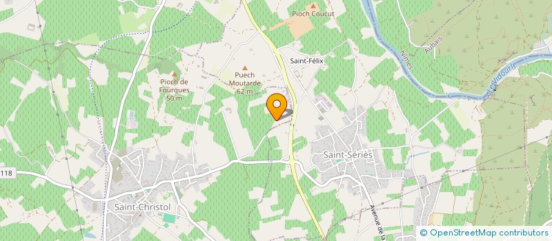 localisation de l'entreprise MONSIEUR DOMINIQUE GARCIA  SAINT-SERIES