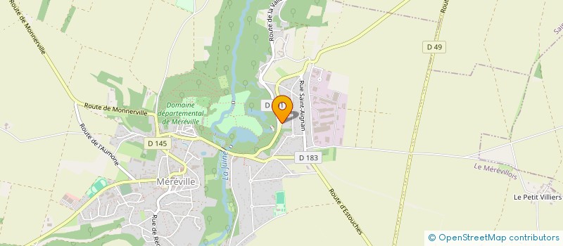 localisation de l'entreprise MONSIEUR DOMINIQUE GARCIA  LE MEREVILLOIS