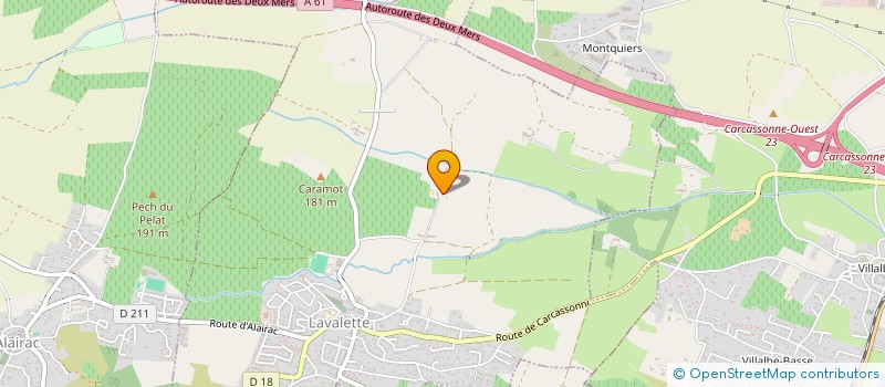 localisation de l'entreprise MONSIEUR DOMINIQUE GARCIAN  LAVALETTE