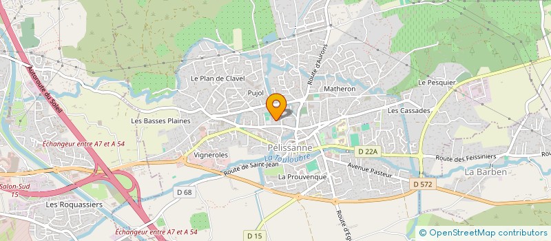 localisation de l'entreprise MONSIEUR DOMINIQUE GARCIN  PELISSANNE