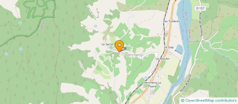 localisation de l'entreprise MONSIEUR DOMINIQUE GARDON  VERCHENY