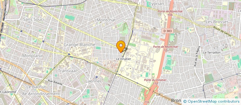 localisation de l'entreprise MONSIEUR DOMINIQUE GARDRAT  LYON