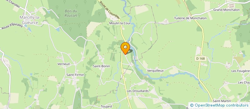 localisation de l'entreprise MONSIEUR DOMINIQUE GATEAU  VIRY