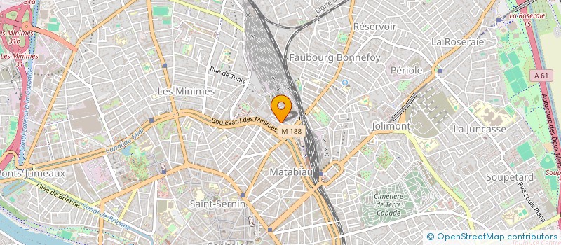 localisation de l'entreprise MONSIEUR DOMINIQUE GAURIER à TOULOUSE