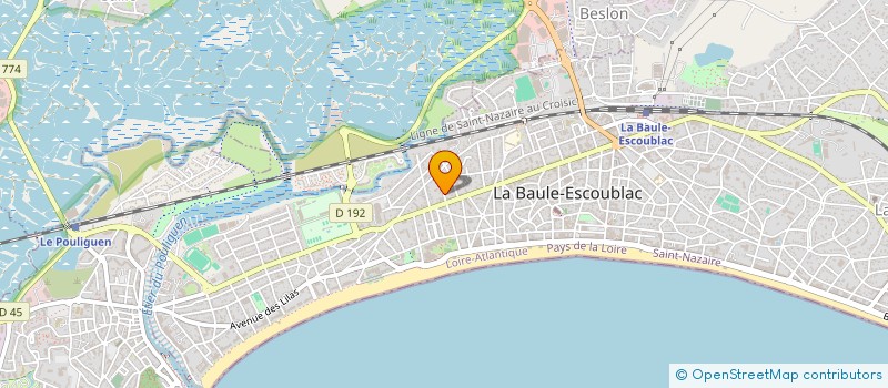 localisation de l'entreprise MONSIEUR DOMINIQUE GAUTHEROT à LA BAULE-ESCOUBLAC