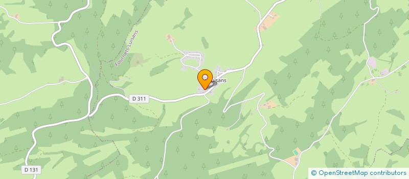 localisation de l'entreprise MONSIEUR DOMINIQUE GAUTHIER  FOURNETS-LUISANS