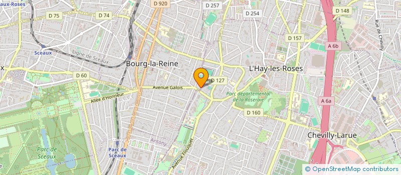localisation de l'entreprise MONSIEUR DOMINIQUE GAUTHIER à BOURG-LA-REINE