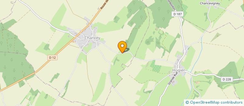 localisation de l'entreprise MONSIEUR DOMINIQUE GAUTHIER  CHANCEY