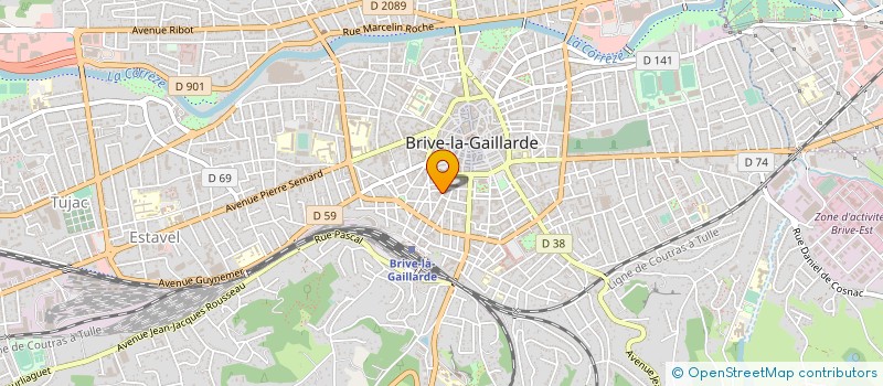 localisation de l'entreprise MONSIEUR DOMINIQUE GAUTIER à BRIVE-LA-GAILLARDE