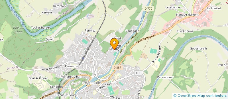 localisation de l'entreprise MONSIEUR DOMINIQUE GAUTIER à CHATEAULIN