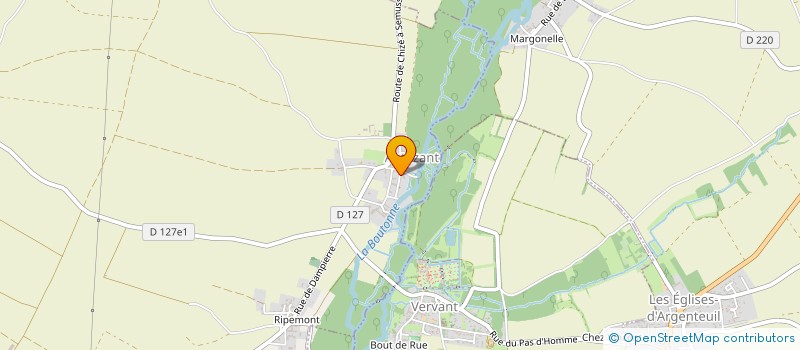 localisation de l'entreprise MONSIEUR DOMINIQUE GAUTRON  ANTEZANT-LA-CHAPELLE