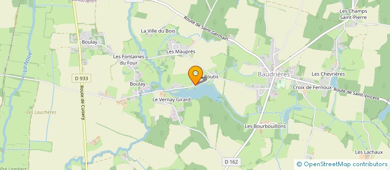 localisation de l'entreprise MONSIEUR DOMINIQUE GELEY à BAUDRIERES