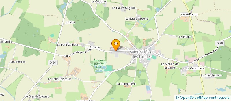 localisation de l'entreprise MONSIEUR DOMINIQUE GELIN  VALLONS-DE-L'ERDRE