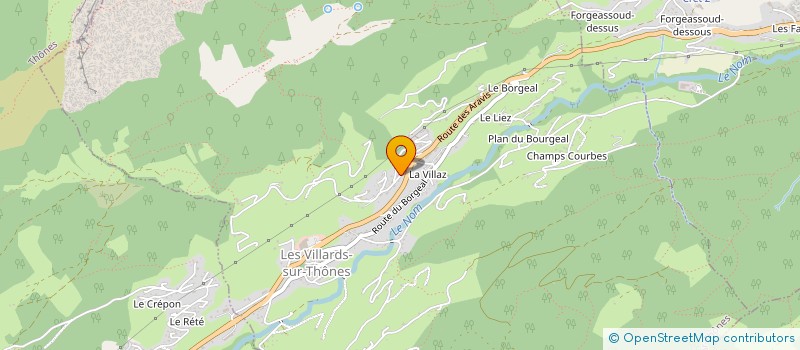 localisation de l'entreprise MONSIEUR DOMINIQUE GENAND PINAZ  LES VILLARDS-SUR-THONES