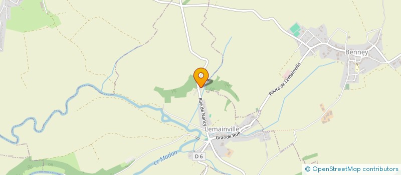 localisation de l'entreprise MONSIEUR DOMINIQUE GENAY  LEMAINVILLE