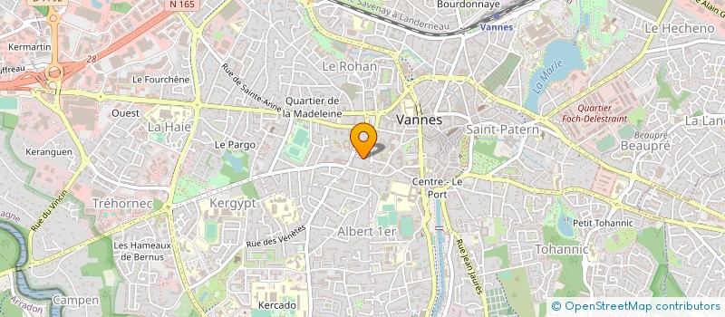 localisation de l'entreprise MONSIEUR DOMINIQUE GENCE à VANNES