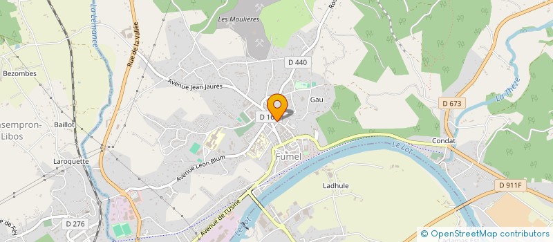 localisation de l'entreprise MONSIEUR DOMINIQUE GENDRE à PUJOLS