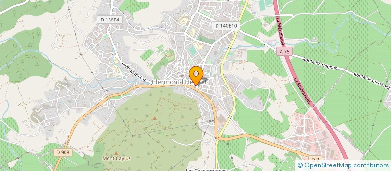 localisation de l'entreprise MONSIEUR DOMINIQUE GENIEYS  CLERMONT-L'HERAULT