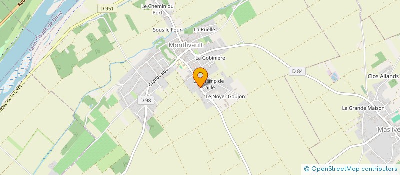 localisation de l'entreprise MONSIEUR DOMINIQUE GENTILS  MONTLIVAULT