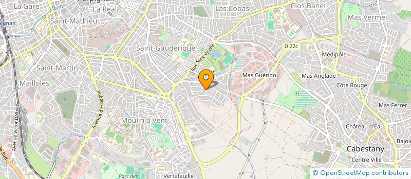 localisation de l'entreprise MONSIEUR DOMINIQUE GERARD  PERPIGNAN