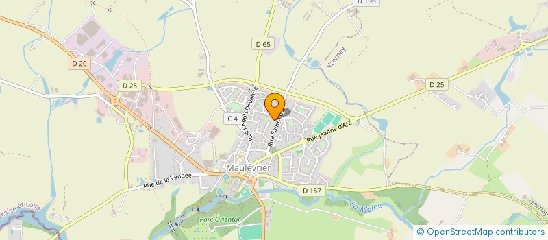 localisation de l'entreprise MONSIEUR DOMINIQUE GERMON  SOMLOIRE