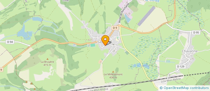 localisation de l'entreprise MONSIEUR DOMINIQUE GERMON  SAULNOT