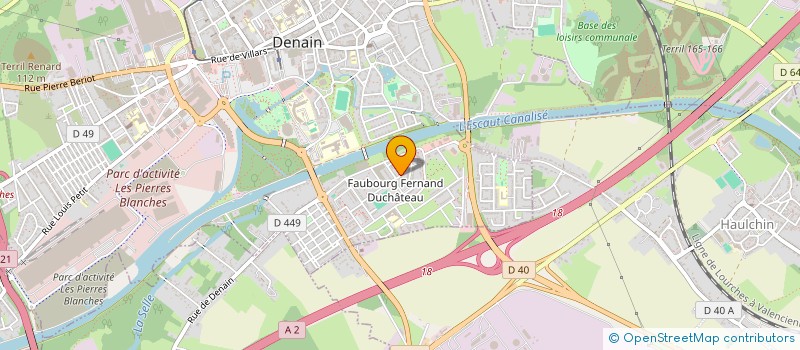 localisation de l'entreprise MONSIEUR DOMINIQUE GERNEZ  DENAIN