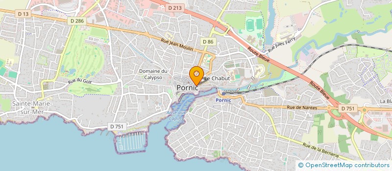 localisation de l'entreprise MONSIEUR DOMINIQUE GERVAIS  PORNIC