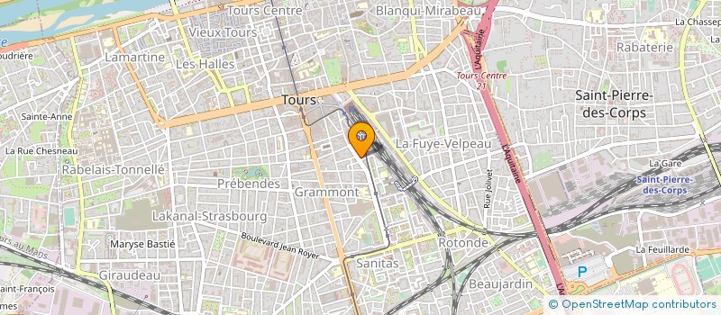 localisation de l'entreprise MONSIEUR DOMINIQUE GERVEREAU à TOURS