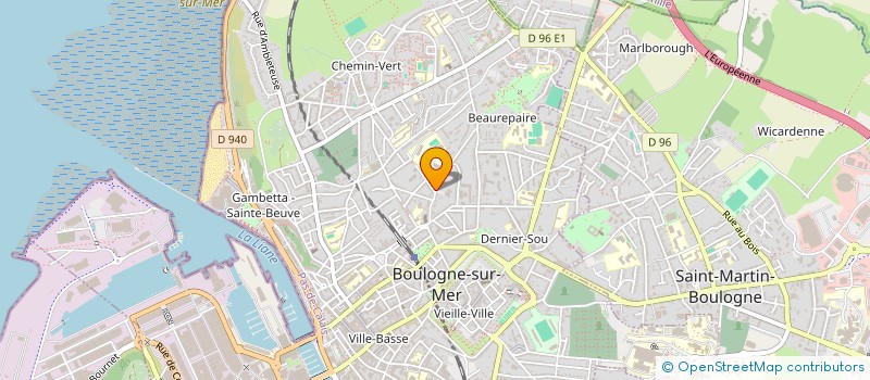 localisation de l'entreprise MONSIEUR DOMINIQUE GICQUEL à BOULOGNE-SUR-MER