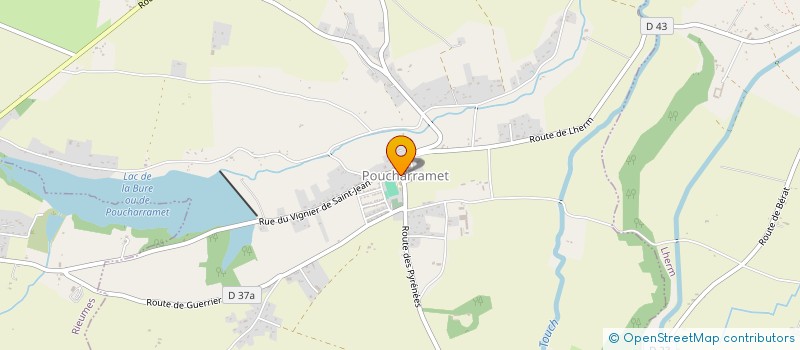 localisation de l'entreprise MONSIEUR DOMINIQUE GIL  BERAT