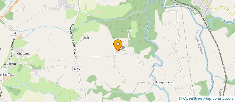 localisation de l'entreprise MONSIEUR DOMINIQUE GILBERT  LE VIGEN