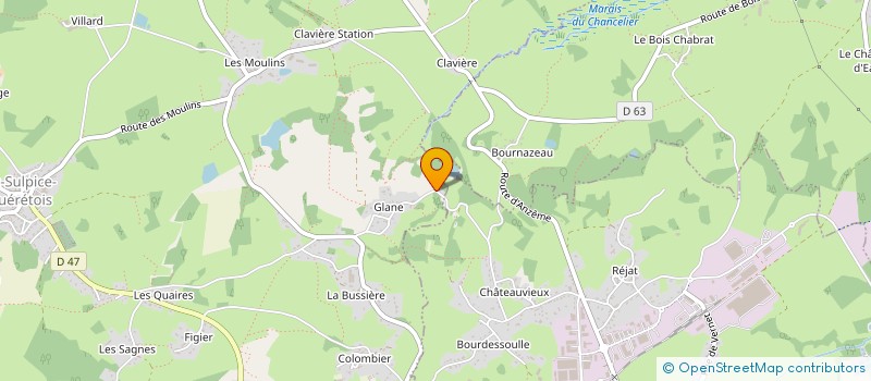 localisation de l'entreprise MONSIEUR DOMINIQUE GILLY à SAINT-SULPICE-LE-GUERETOIS