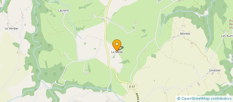 localisation de l'entreprise MONSIEUR DOMINIQUE GINESTET  MOYRAZES