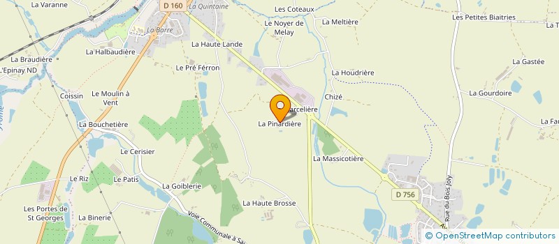 localisation de l'entreprise MONSIEUR DOMINIQUE GIRARD  CHEMILLE-EN-ANJOU