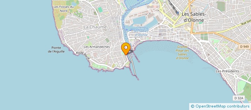 localisation de l'entreprise MONSIEUR DOMINIQUE GIRARD à LES SABLES D'OLONNE