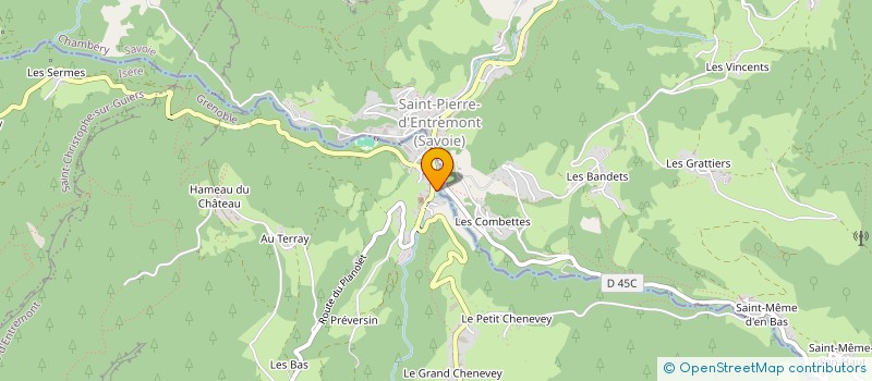 localisation de l'entreprise MONSIEUR DOMINIQUE GIRERD à SAINT PIERRE D'ENTREMONT