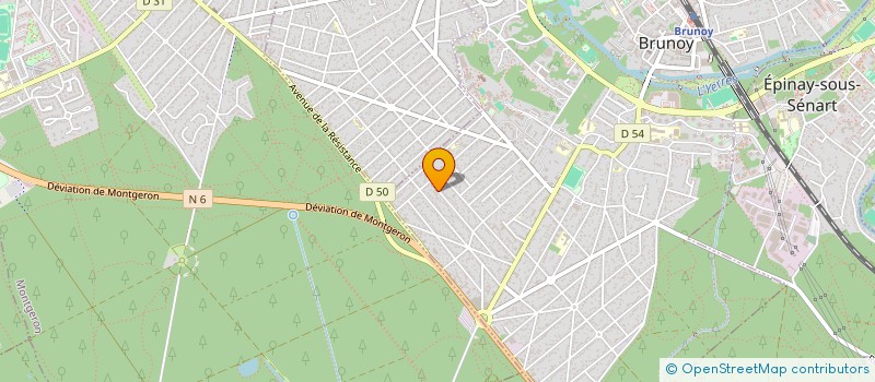 localisation de l'entreprise MONSIEUR DOMINIQUE GIROD à BRUNOY