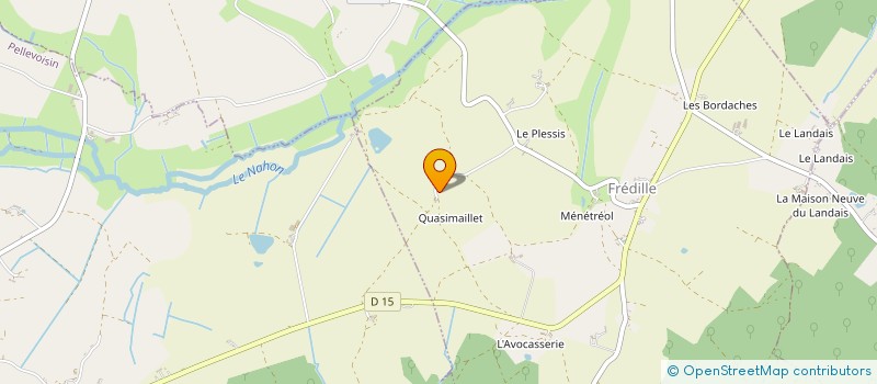 localisation de l'entreprise MONSIEUR DOMINIQUE GIROUARD à FREDILLE